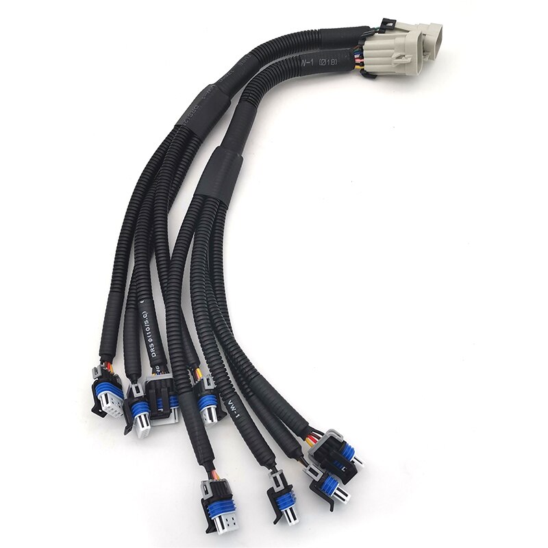 2pcs Ignition Coil Harness 12&quot; 4 Plugs Relocation For LS1 LS2 LS3 LS6 LQ4 LM7 LSX