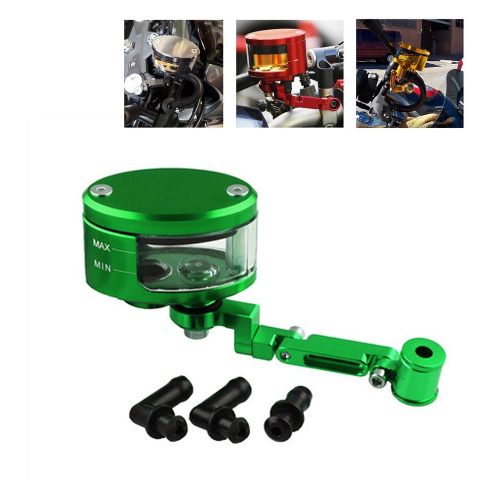 Universele Motorfiets Rem Koppeling Tank Cilinder Fluid Olie Reservoir Cup Voor Honda Yamaha Ducati Suzuki Kawasaki: Green
