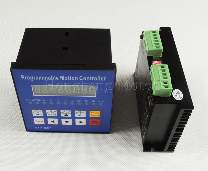 CNC Single Aixs controller kit, stappenmotor Single axis motion controller programmeerbare ST-PMC1 + TB6600 stappenmotor driver