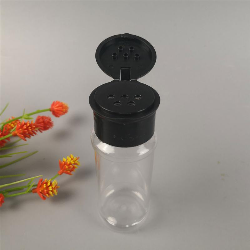 10/12/24pcs Plastic Spice Pot Seasoning Bottles Pepper Shakers Salt Jar Condiment Can Cruet Seasoning Storage Box for Barbecue