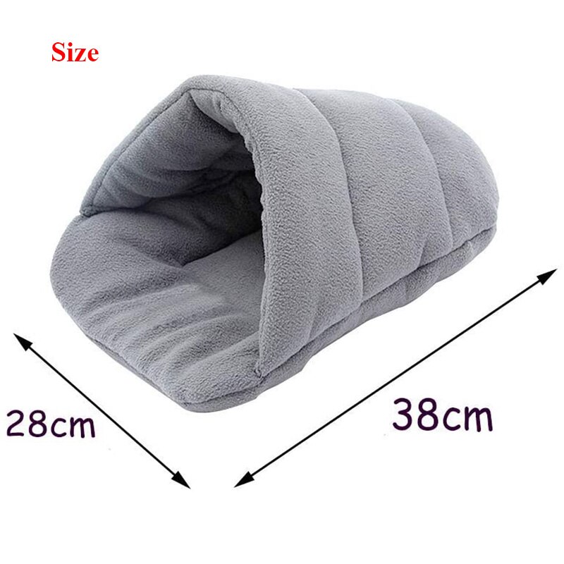 Blød fleece marsvin seng kanin hamstere sovepose små kæledyr hule reden sengepude varme tøfler kæledyr hus