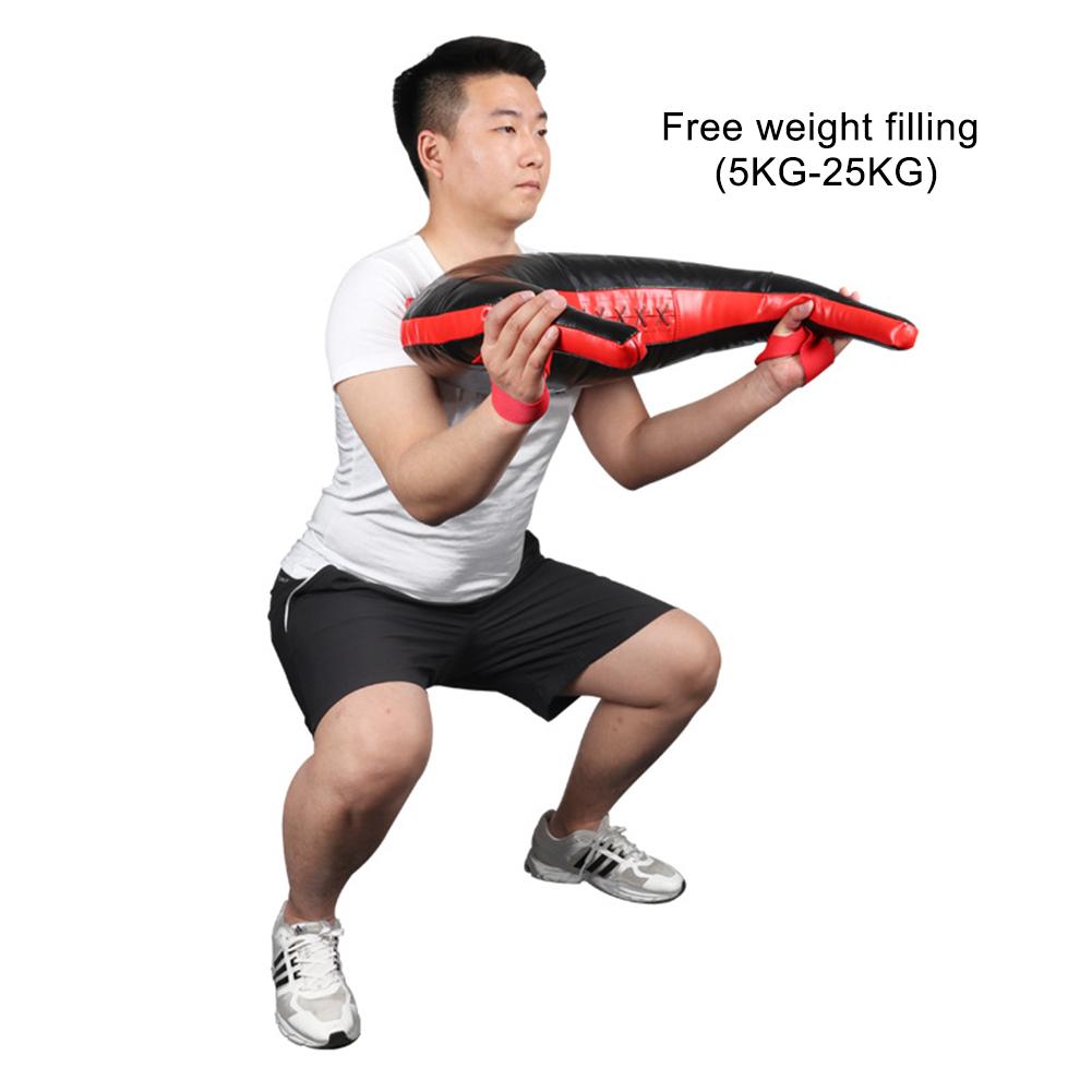 5-20kg Bulgarian Power Bag PU Leather MMA Boxing Punching Bag Strength Exercise Sandbag Fitness Boxing Training Sand Bag Empty