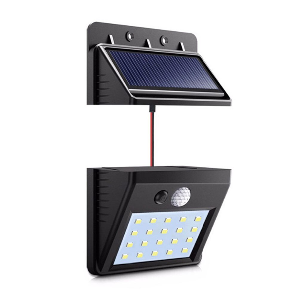 20/30 Led Solar Light Outdoor Led Solar Lamp Motion Sensor Wandlamp Waterdichte Zonne-energie Zonlicht Voor Tuin Decoratie: 20 LED