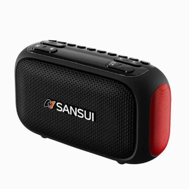 SANSUI F31 Multifunctional Digital FM Radio Wireless Bluetooth Speaker Recording Function Outdoor Portable MP3 Player Boombox