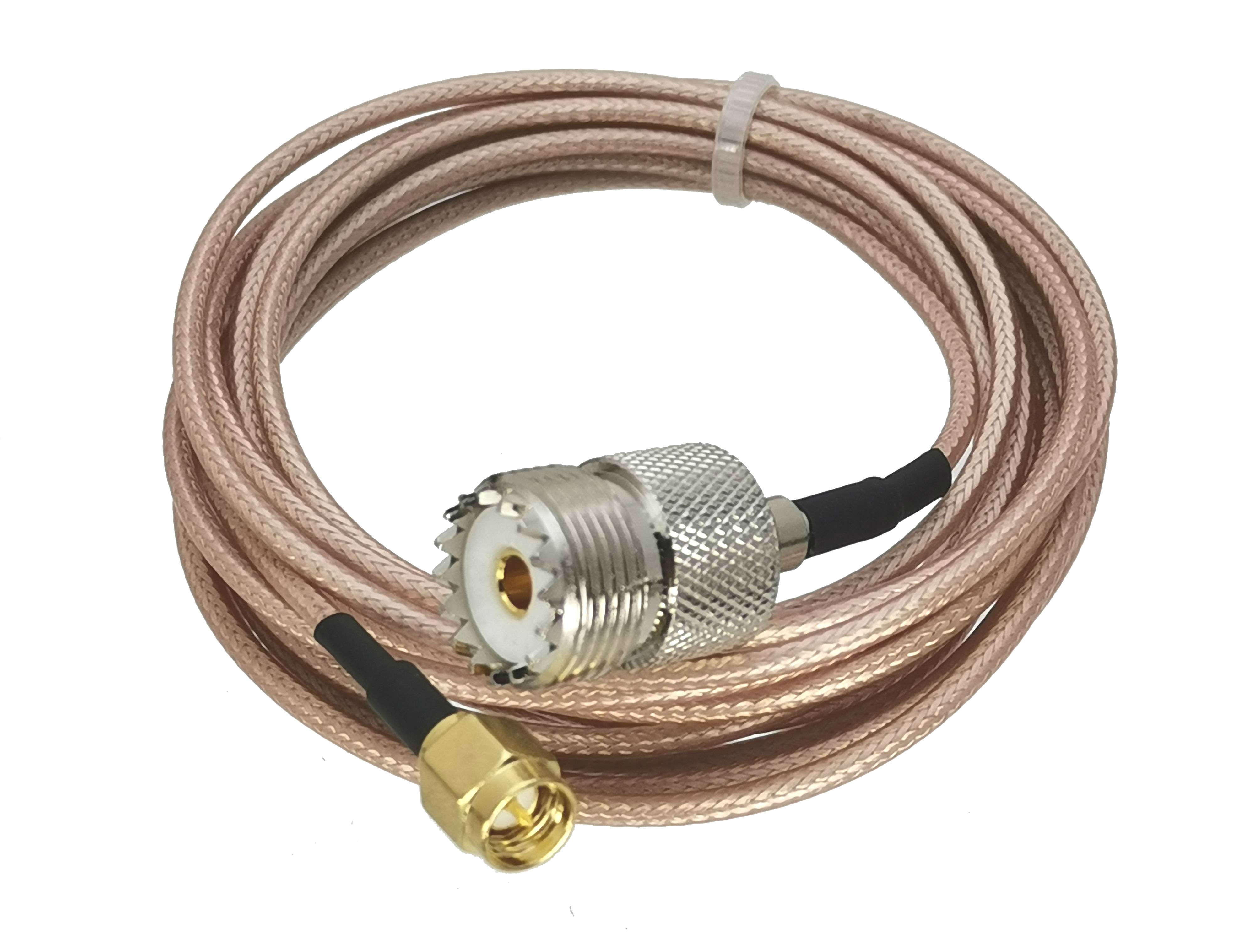 UHF SO239 Female Jack To SMA Male Plug Straight Co Vicedeal