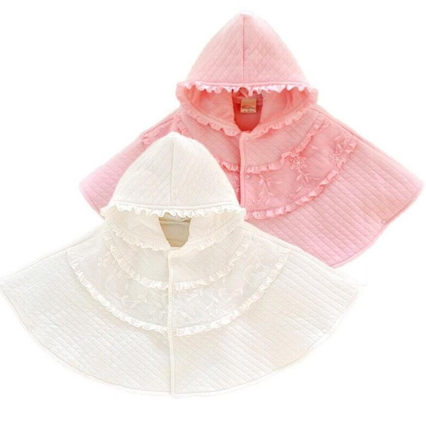 0-18M Baby girl cotton 100% outerwear spring autumn newborn baby girl windproof cloak coat toddler baby clothing infant jacket