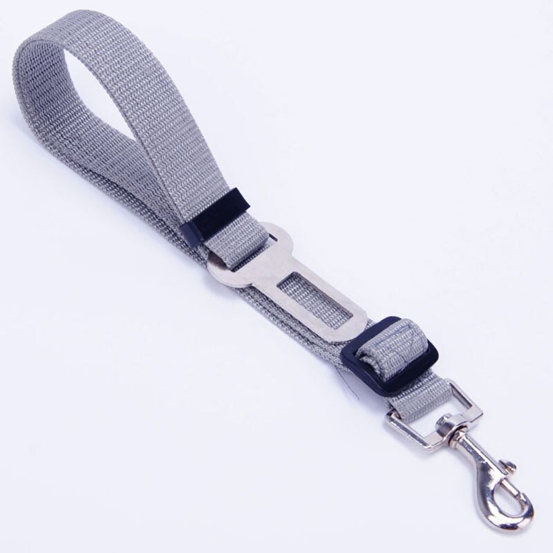 Huisdier Veiligheidsgordels Verstelbare Duurzaam Nylon Hond Voertuig Medium Honden Voor Leash Seat-Riem Riem Grote Veiligheid Kleine automobiel: Dark Gray
