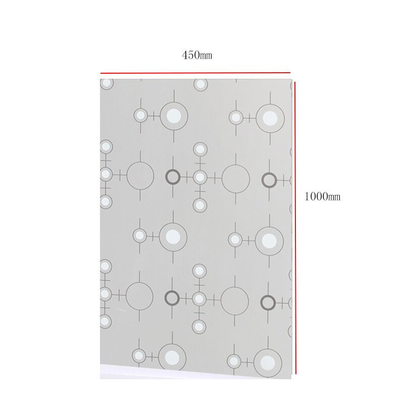 Opaque Privacy Bathroom Stickers Static Glass Window Home Decor PVC Wide Window Cover Stickers Office Bathroom Glass Film