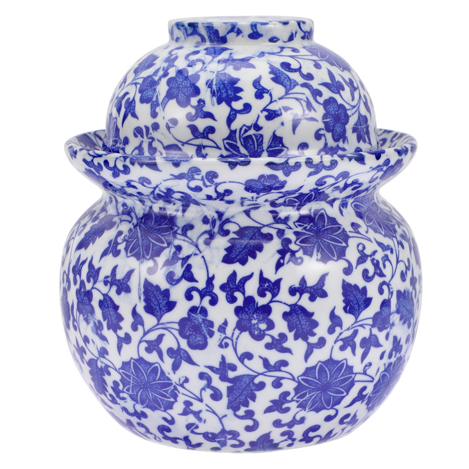 Gospodarstwa domowego ogórki uszczelniające może ceramiczny pojemnik Kimchi słoik dostaw kuchni: tangled lotos