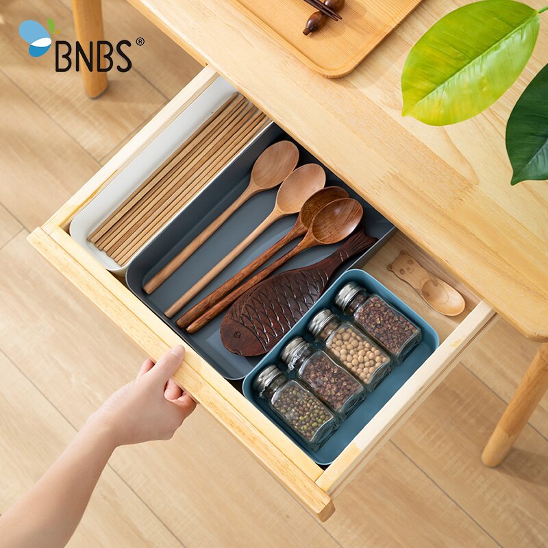Drawer Organizer Tableware Cutlery Tray Organiser For The Drawers Dividers Plastic Storage Boxes For Kitchen