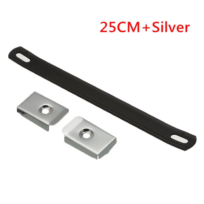 18Cm/20Cm/25Cm Pvc Heavy Duty Handvat Grip Case Box Voor Speaker Kast Amp band Handvat Met Metalen Insert: 25cm silver