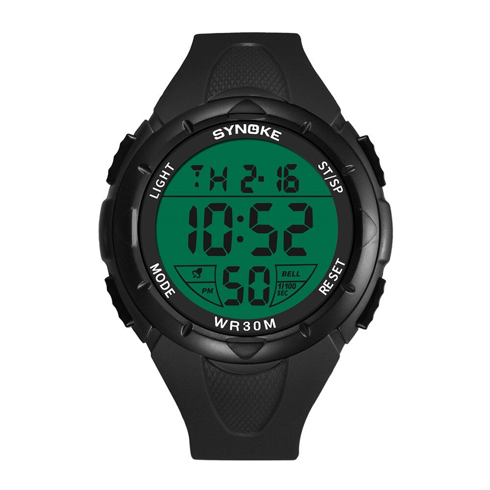 Synoke Horloge Montre Femme Relogio Masculino 30M Waterdicht Mannen Horloge Led Digitale Sport Horloge Dubbele Klok Hombre Montre Homme # F