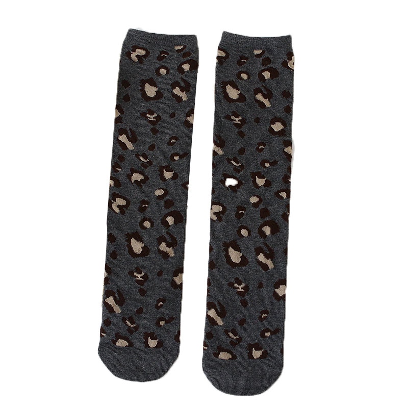 Leopardprint børn sokker forår børn pige knæ høje sokker piger lange sokker sokken calcetines