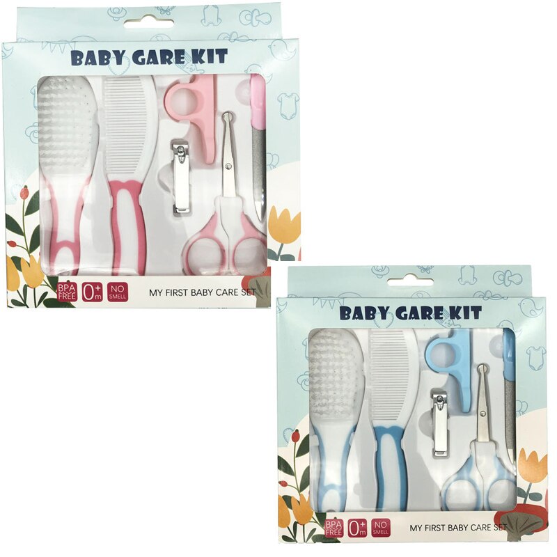 portable baby kids toddler healthcare kits grooming nail hair care set nail clipper hair comb nail scissor nail fil