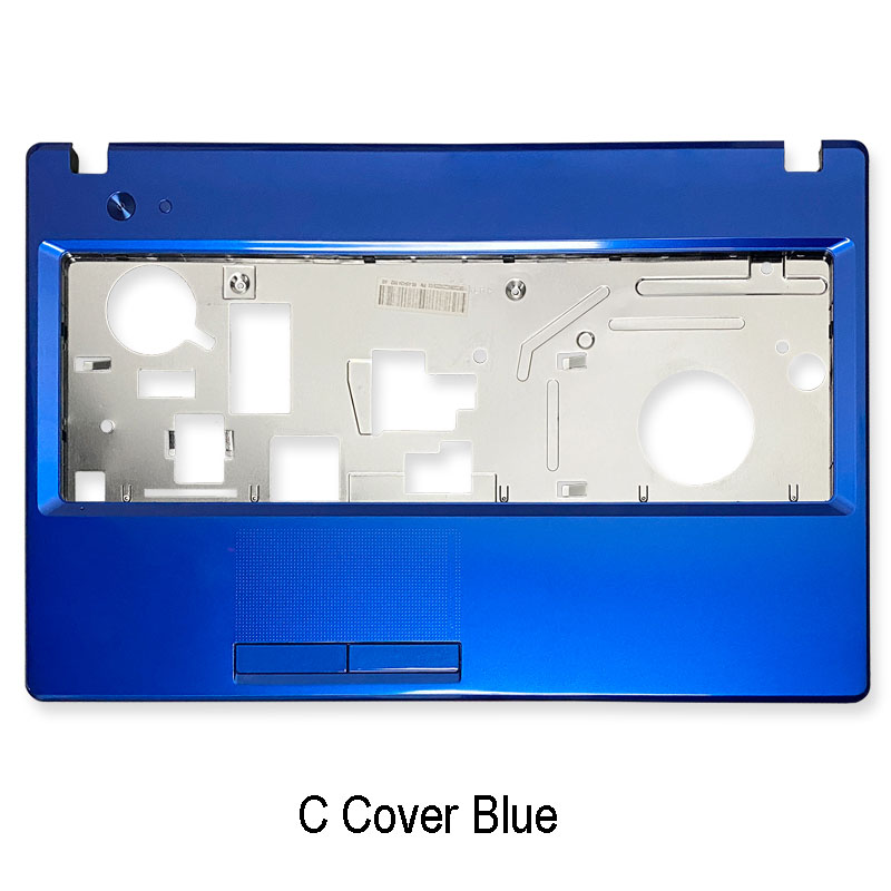 Voor Lenovo G580 Serie Laptop Lcd Back Cover Palmrest Top Case Een C Cover Blauw 60.4SH27.001: C Cover 