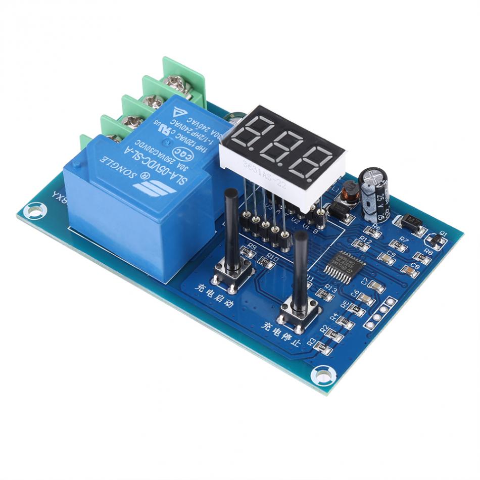 5-60v cnc regulator oplader controller med lcd display opladningskontrol beskyttelse