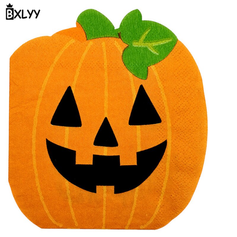 BXLYY Leuke Pompoen Wegwerp Tissue Servet Halloween Party Decoratie Feestartikelen Christmas Home Decorations.7: Default Title