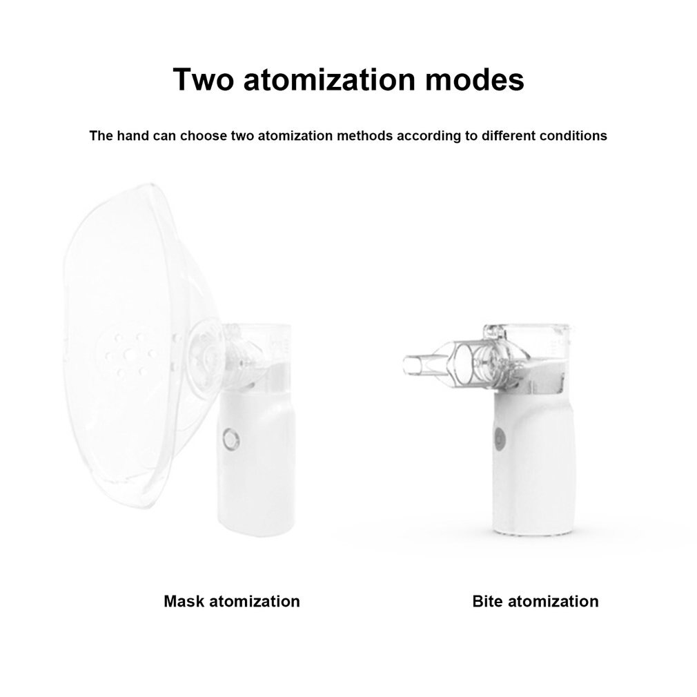 Atomizer USB przenośny ręczny cichy Piezo nebulizator dla dorosłych nawilżacz rozpylacz mgiełki robić twarzy sauna robić twarzy idealny robić domowego biura