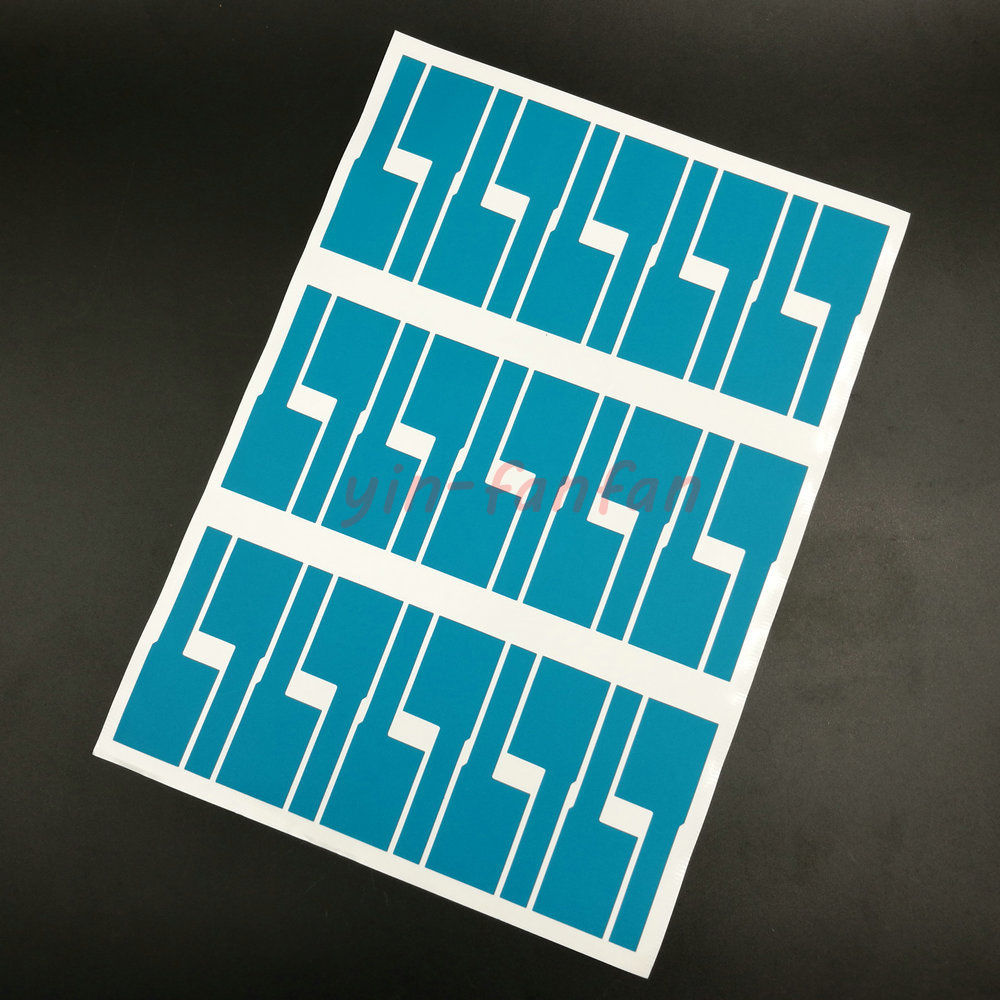 Waterproof Tearproof oilproof Network Cable Labels Sticker 84x26mm 300pcs A4 Size Blank Label Multi-colour