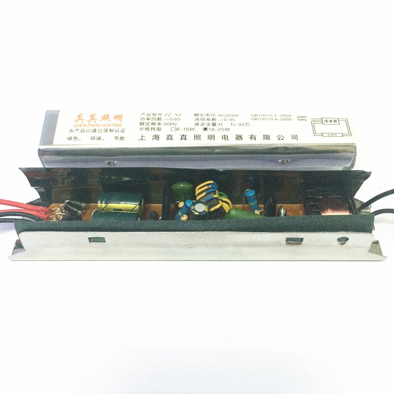 T4 t5 elektroniske forkoblinger 8-15w 18-25w universal  ac 220v 50hz linser forlygteensretter spejl front fluorescerende lampe ballast