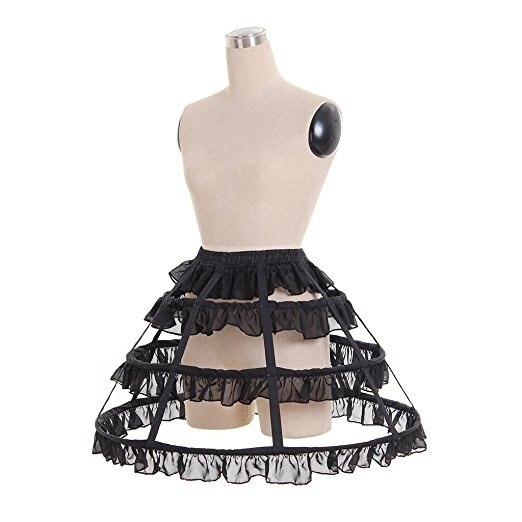 Jupon Long en cerceau noir Crinoline, robe de bal, jupe sous-jupe, accessoires de mariage, Jupon de mariage,: 14