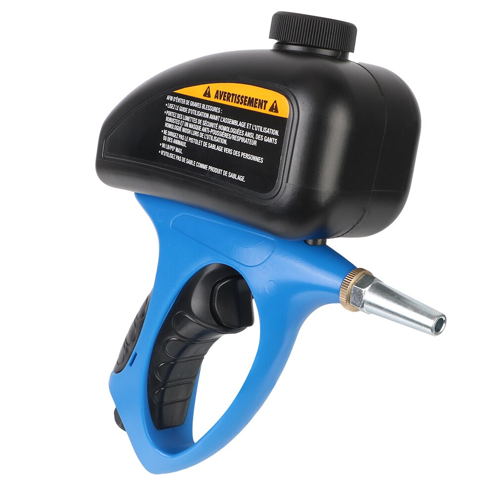 90psi Handheld Pneumatic Sand Blasting Machine Glass Tombstone Sprayer Sandblasting Machine Anti-rust Sandblaster
