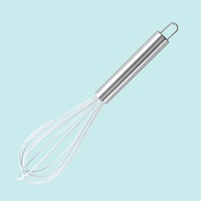 Color Dot Silicone Kitchenware Long Handle Soup Spoon Colander Frying Spatula Egg Beater Household Baking Cooking Tools