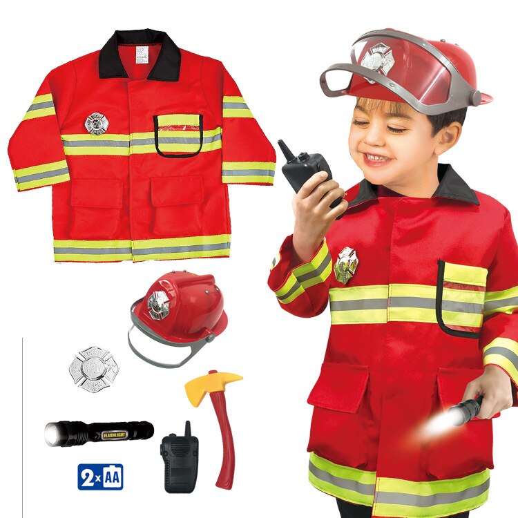 Children fire costumes Festival performance costumes children role-play props COSPLAY