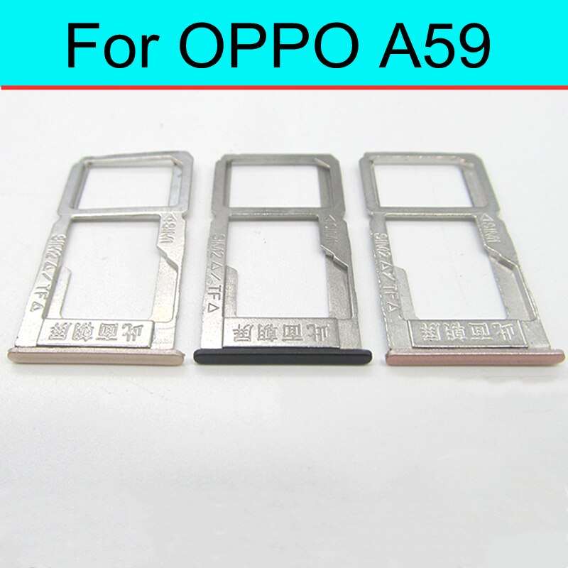 1 stücke Sim Karte Tablett Halfter Für OPPO A59 Sim Mikro Leser Karte Slot Adapter Karte Buchse Reparatur Teile