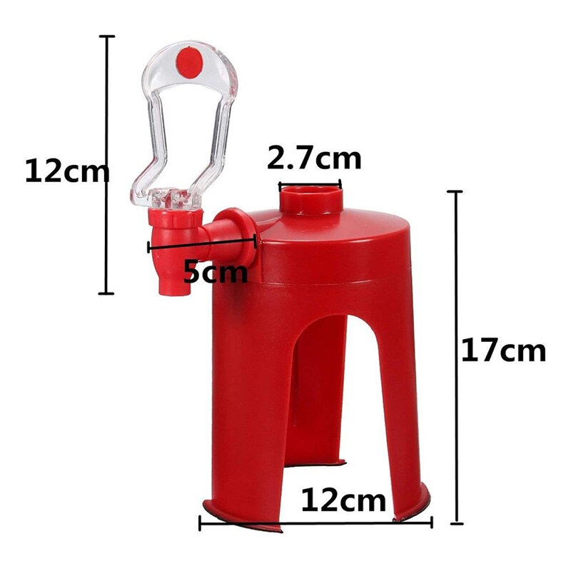 Drink Dispenser Portable Juice Fizz Fountain Cola Water Dispenser For Outdoor Parties Home Kitchen