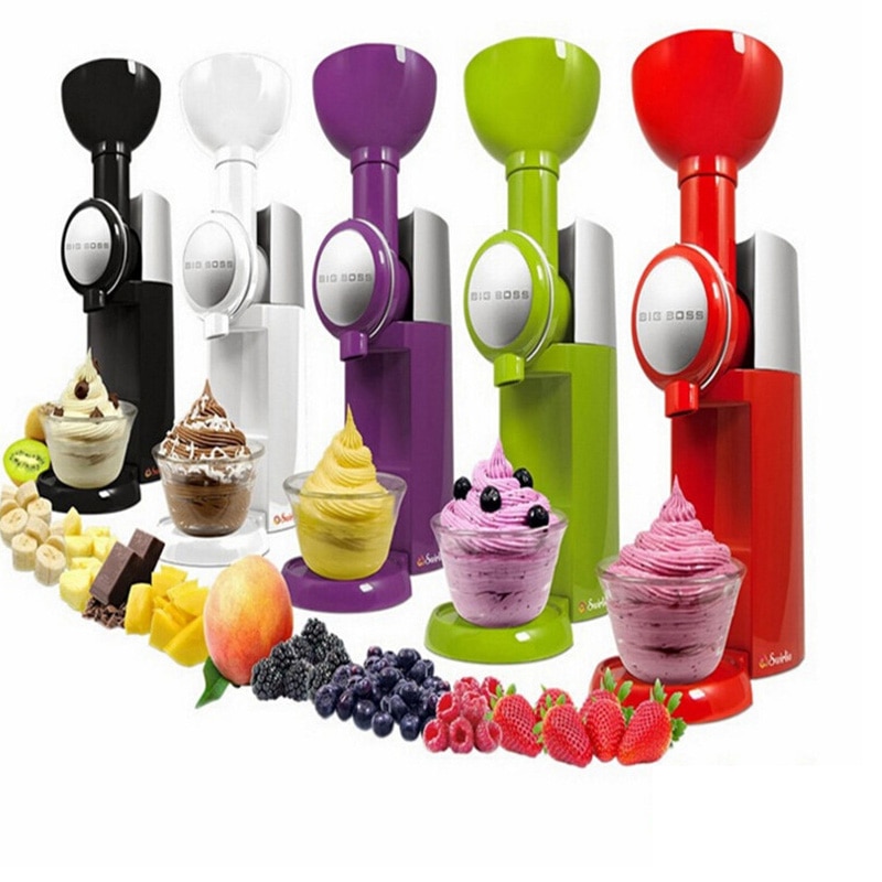 Big Boss Swirlio Máquina automática de postres de frutas congeladas Máquina de helado de frutas Máquina para hacer batidos
