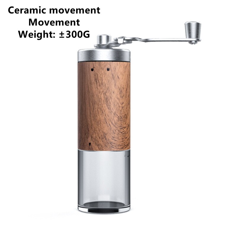 Portable Coffee Grinder Manual Coffee Bean Grinder Hand Grinder Mill with Double Bearing Positioning Coffee Tool: Style G Color 3