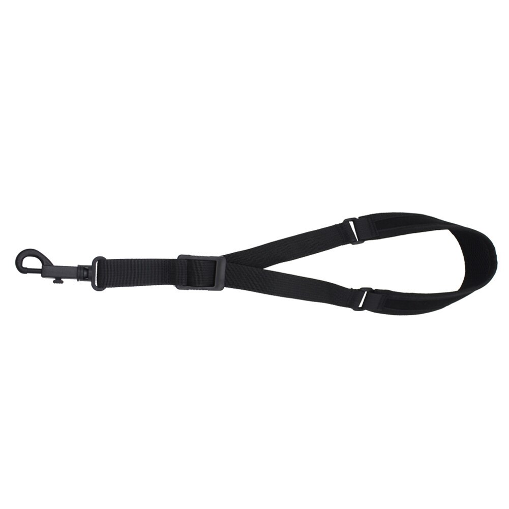 Adjustable Universal Tenor Alto Saxophone Clarinet Neck Strap Webbing Belt Rope: Black