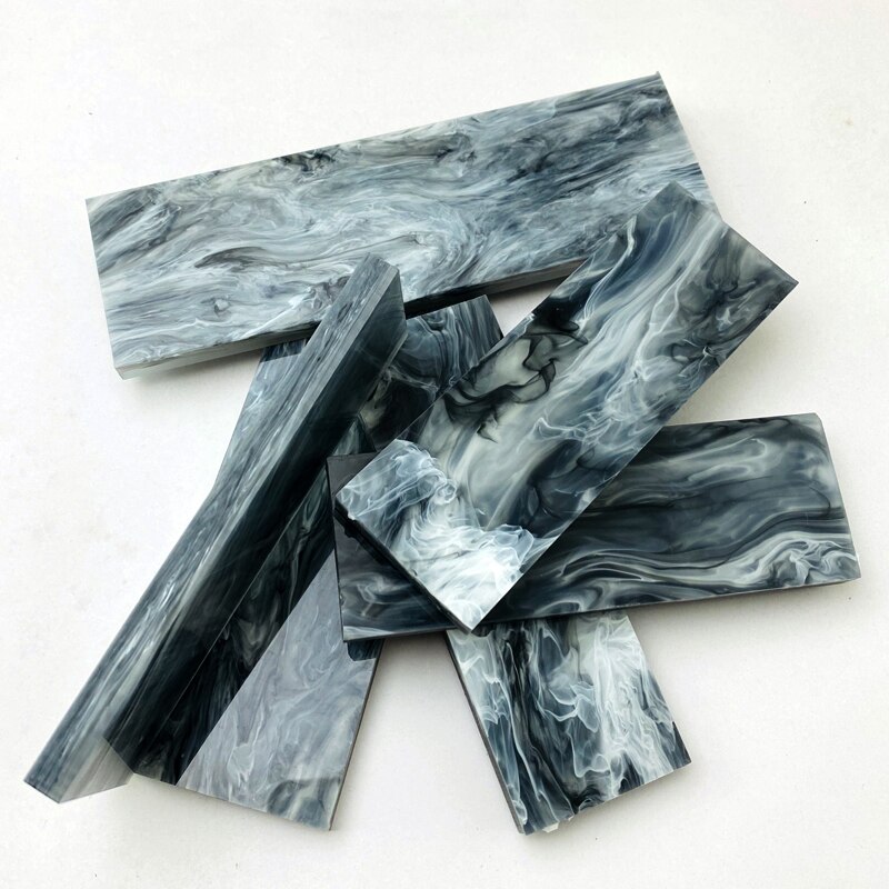 2 stück Messer Griff, Der Material Marmorierung PMMA Acryl Vorlage Bord für DIY Messer Griff Material Handwerk Liefert