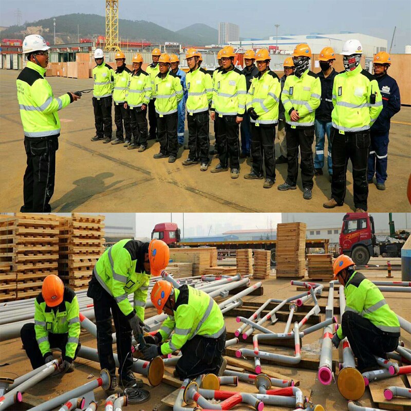 High visibility jacket safety reflective workwearconstruction uniform