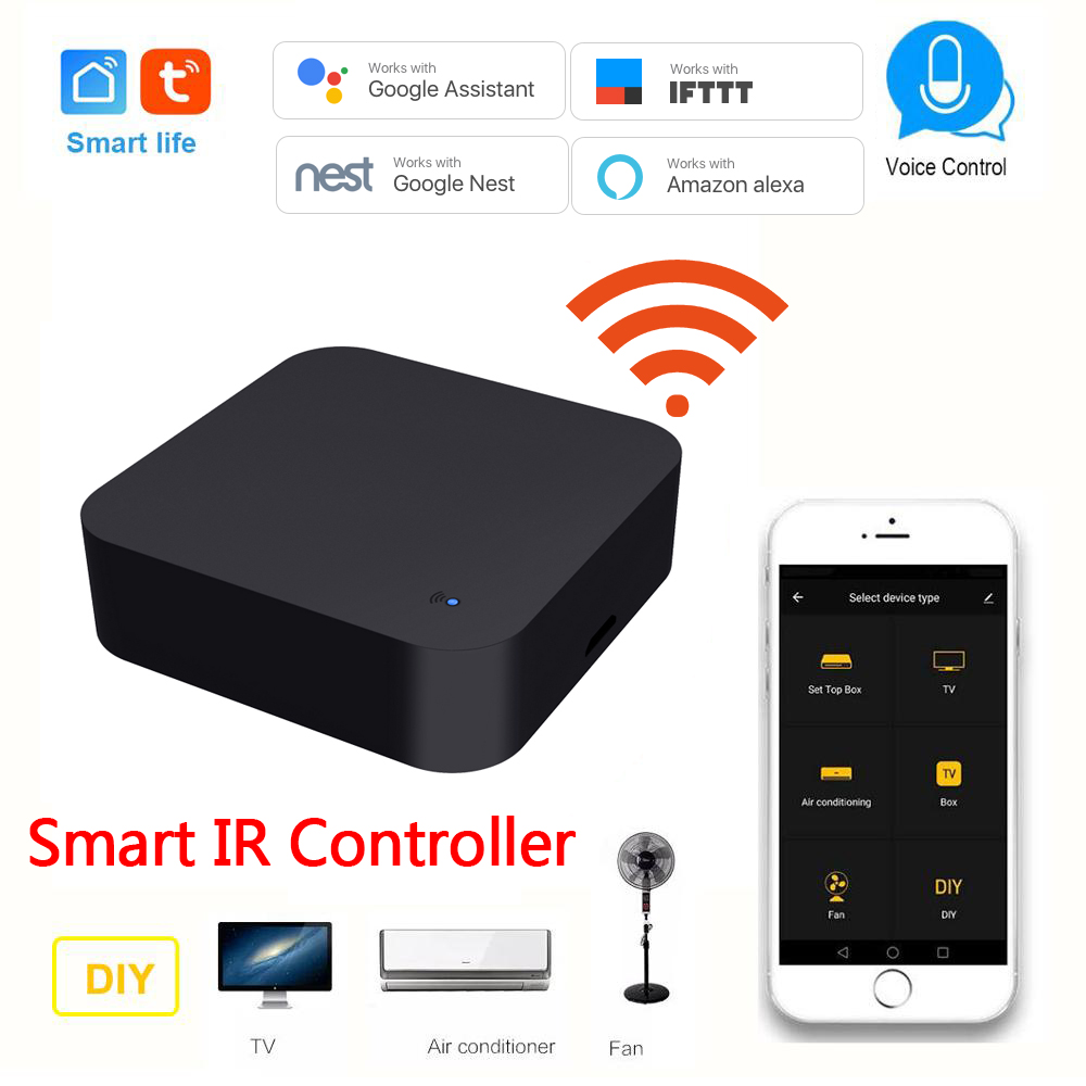 Tuya Wi-fi Slimme Ir Afstandsbediening Smart Home Compatibel Met Alexa Google Assistent Ifttt Smart Leven App