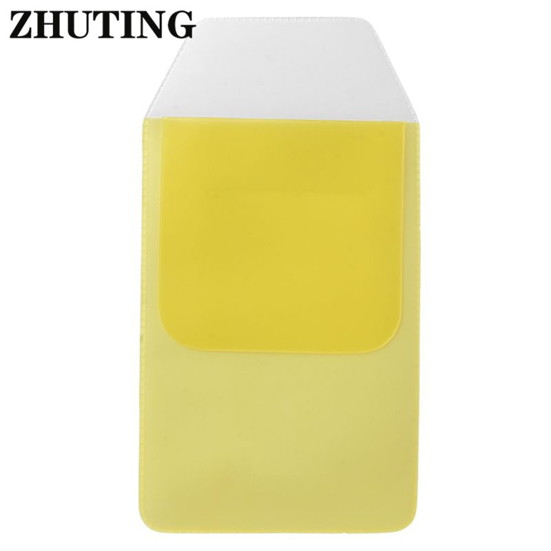 5 Stks/zak Pvc Pen Zakken Etui Zak Protector Kantoor Ziekenhuis Arts Verpleegkundige Supply Pen Zakken: Geel