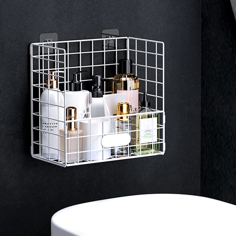 Opvouwbare Ijzer Wasmand Wandmontage Badkamer Vuile Kleren Opslag Mand Wasmand Keuken Opknoping Mand