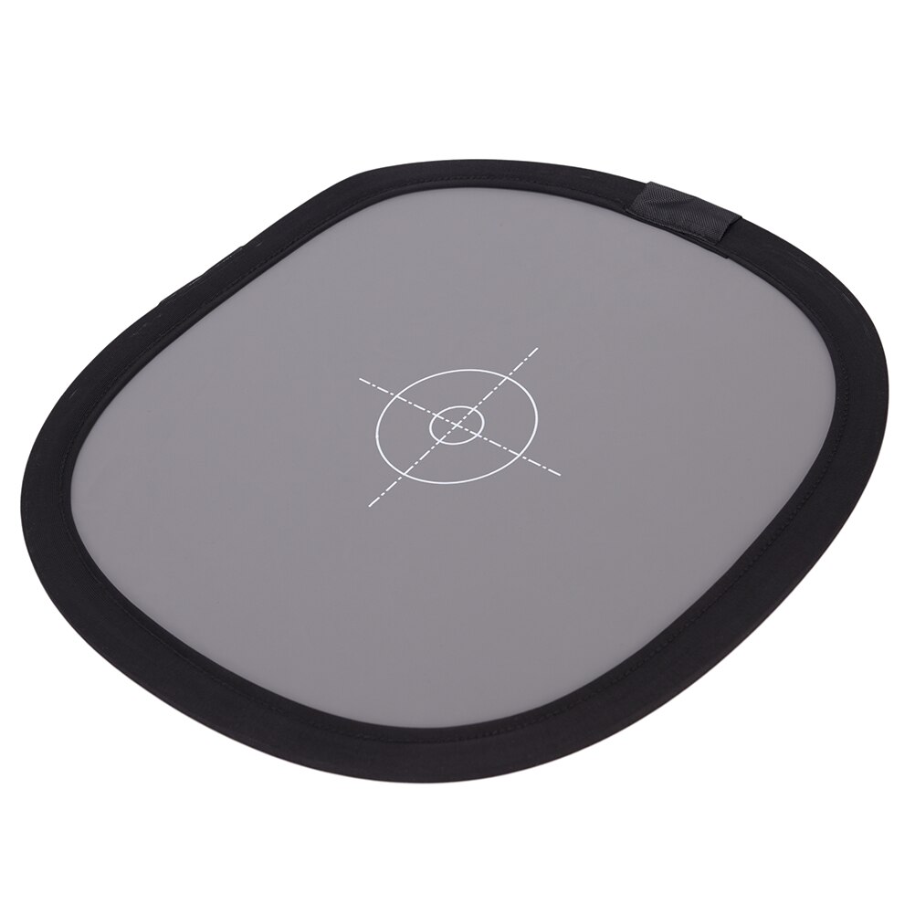 12 " Inch 30cm 18% Unfoldable Gray Card Reflector White Balance Double Face Focusing Board With Carry Bag