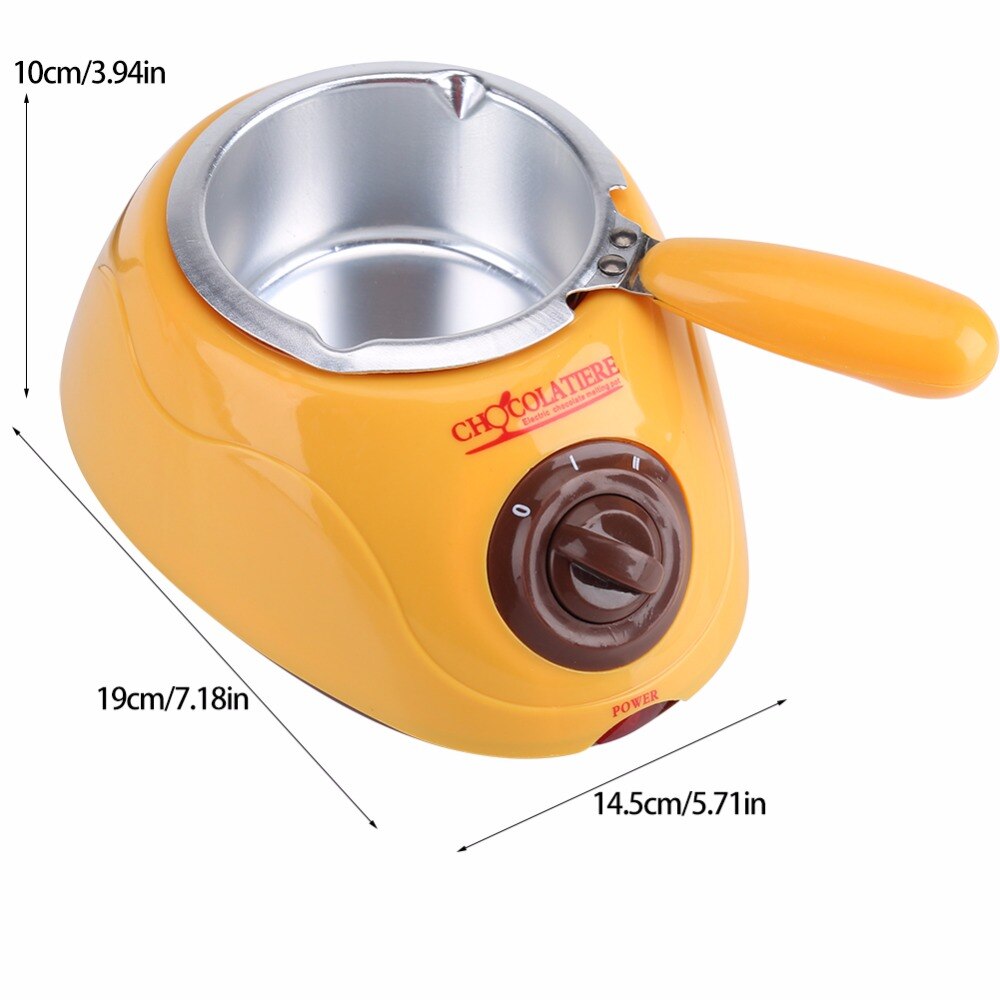 Chocolate Candy Melting Pot Electric Chocolate Fountain Fondue Singer Chocolate Melt Pot Melter Machine Chocolate DIY Tool