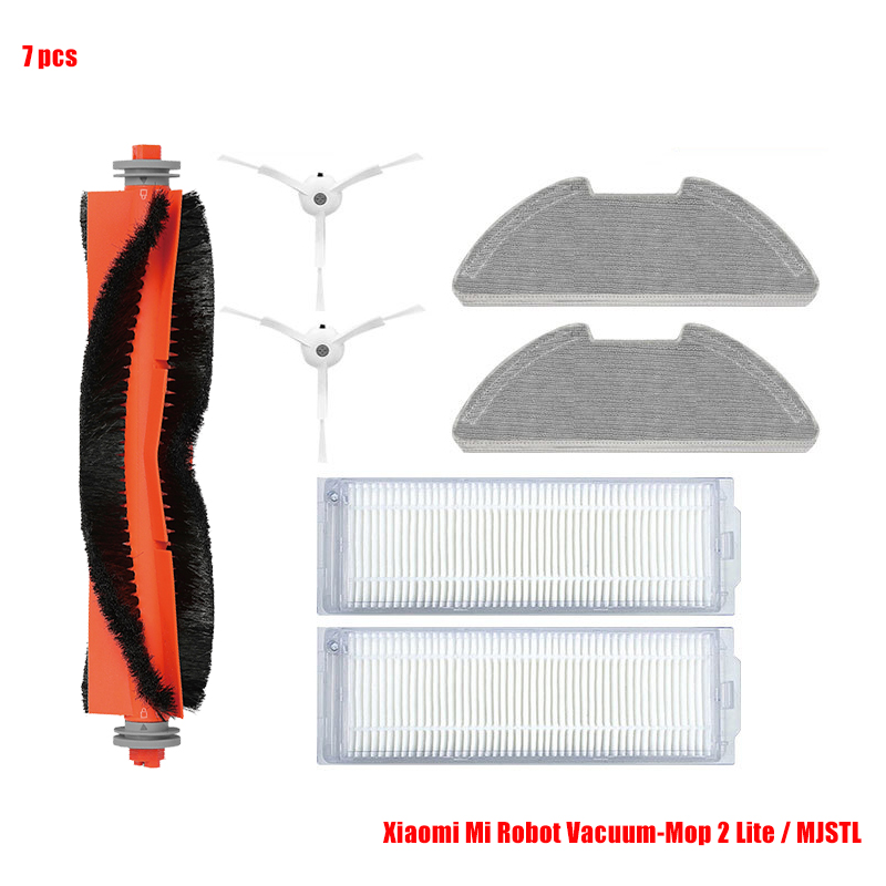 For XiaoMi Mi Robot Vacuum Mop 2 Lite / 2 Pro / MJSTL / MJST1SHW Main Side Brush Hepa Filter Mop Colth Spare Parts Accessories