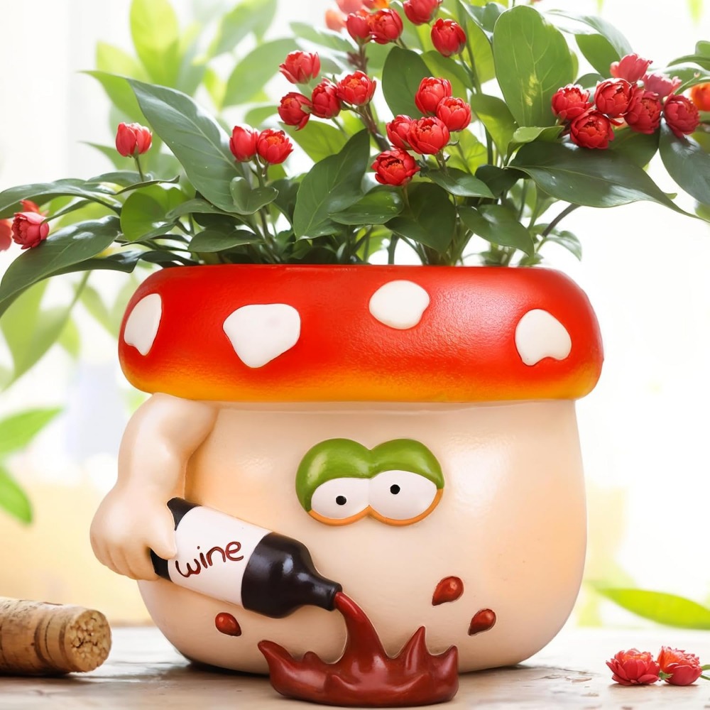 Petit pot de plante décoratif en céramique pour plantes d'intérieur et d'extérieur, jardinière de fleurs mignonne, pot succulent, salle plus lente, 2024