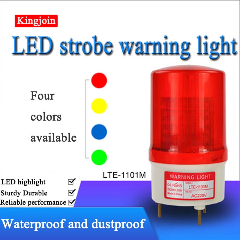 Newest outdoor LED strobe light flashing lamp blinker alarm light emergency beacon for shutter door gate opener motors(no sound)