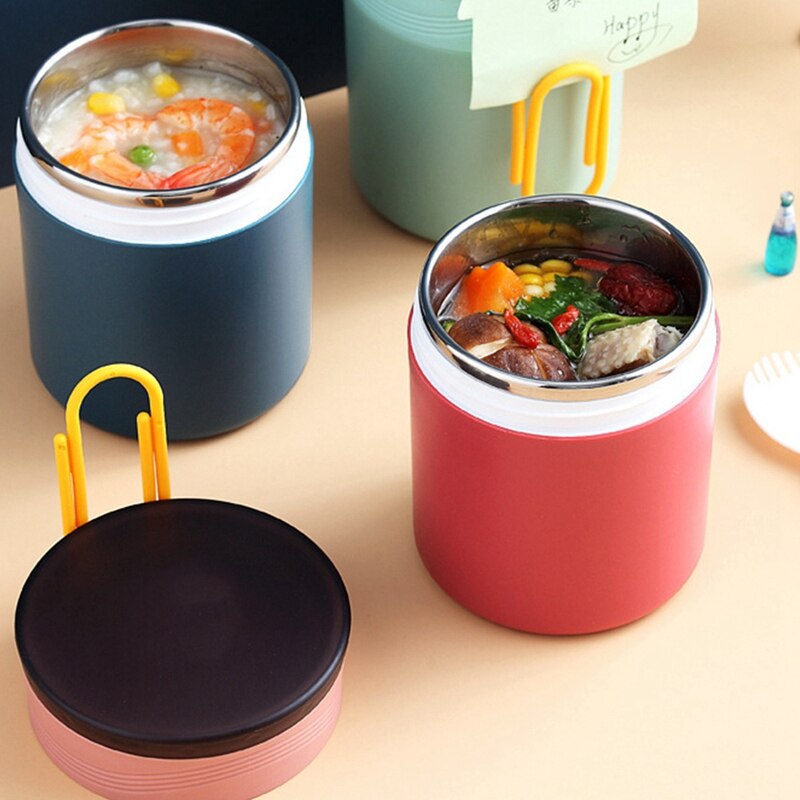 450ML Leck Beweis Heißer Kalte Speisen Jar, Edelstahl Lebensmittel Thermos für Kinder, Food Suppe Container, Food Jar