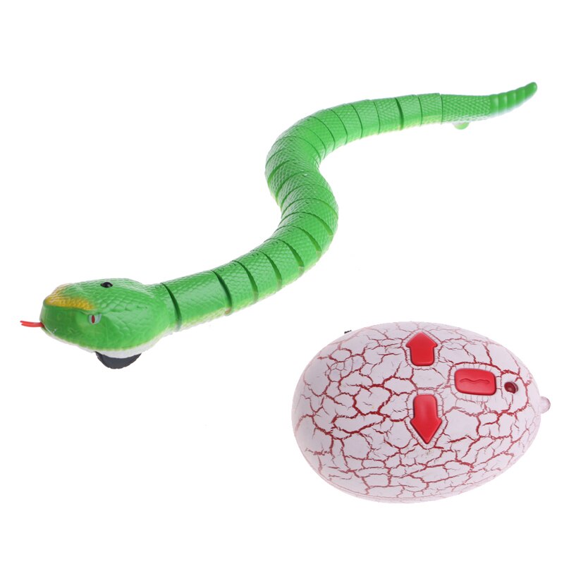 Nyhed fjernbetjening slange klapperslange dyr trick skræmmende ondskabs legetøj