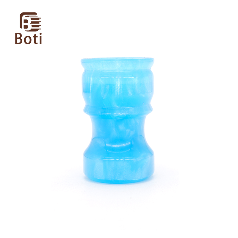 Boti Pinsel-handgefertigt Blau Harz Griff Bart Pflege Werkzeug Rasieren Pinsel Griff Original Für Männer: 23mm