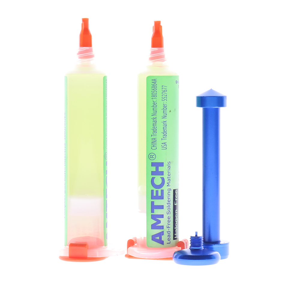 100% Amtech NC-559-ASM Soldeer Flux Reiniging-Gratis Lage Rook Bga Soldeerstation Veelgebruikte + Aluminium Putter + gratis Naalden