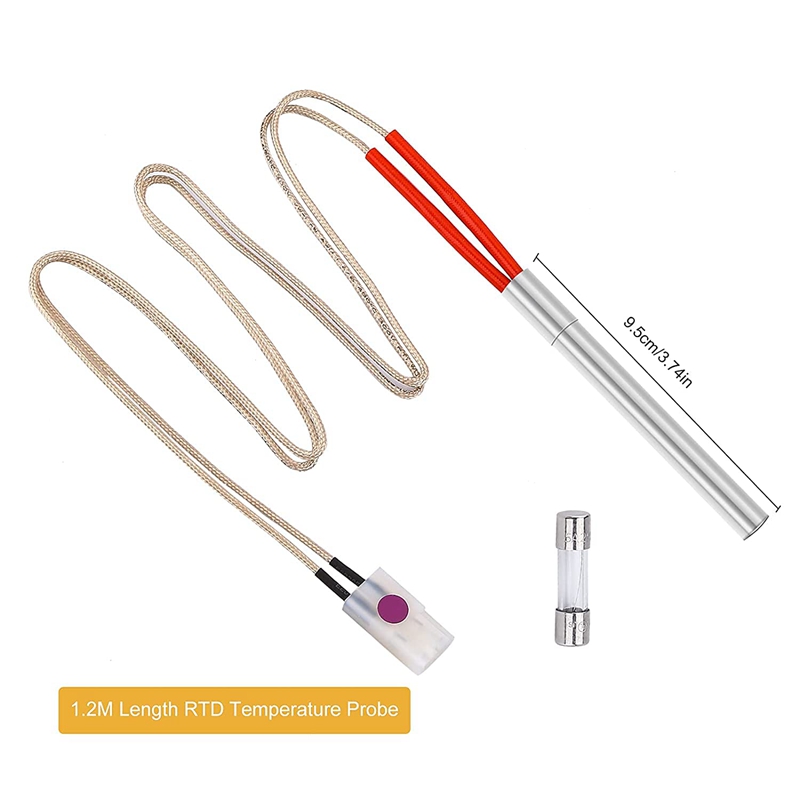 Digital Thermostat Controller Kit for Traeger Wood Pellet Grills with RTD Temperature Probe Sensor and Rod Ignitor