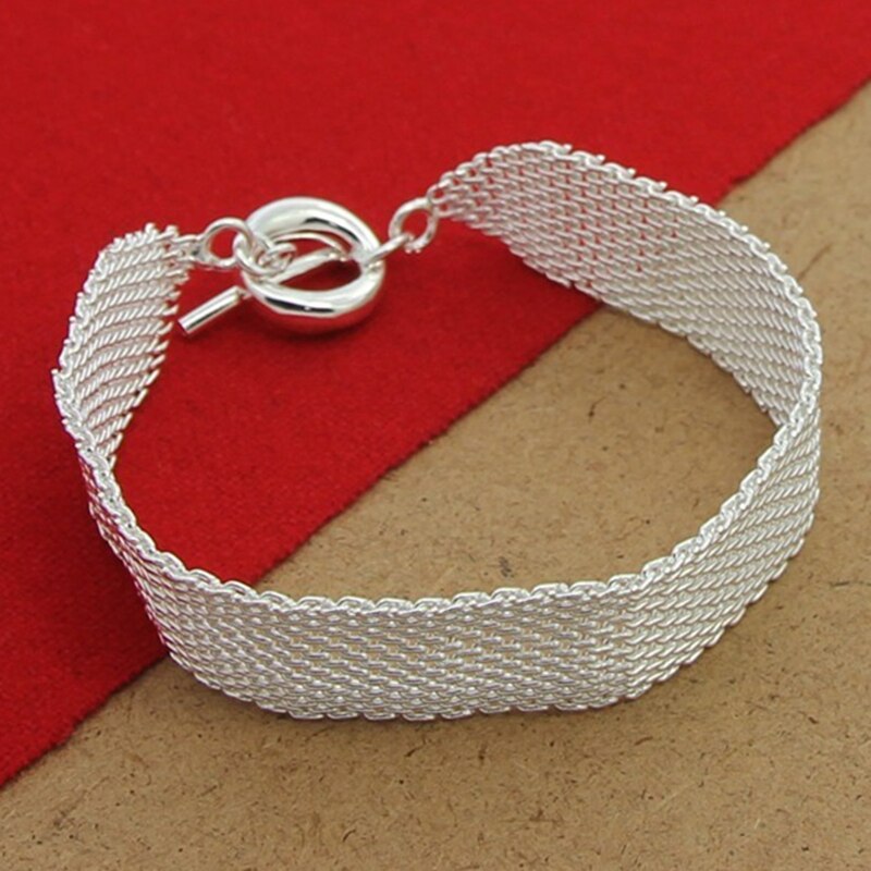 Novo 2019 na moda 925 prata esterlina coração amor pulseira de pulso para as mulheres prata charme pulseira moda jóias