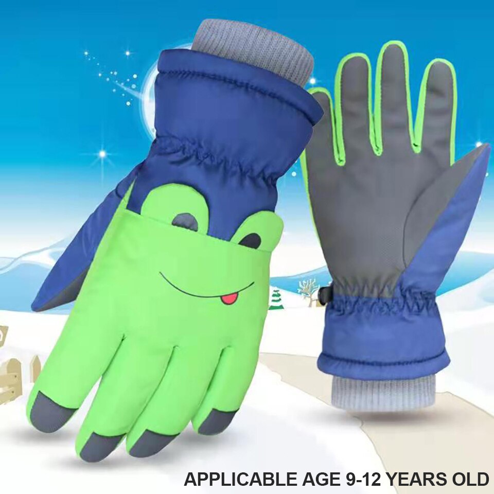 Winddicht Waterdicht Kind Ski Handschoenen Jongen Meisjes Winter Outdoor Skiën Handschoenen Warm Kinderen Ski Handschoenen Wanten Pols Warmer: 03